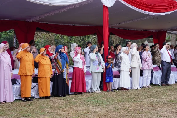 Suasana 17 Agustusan di SMP-SMA Semesta