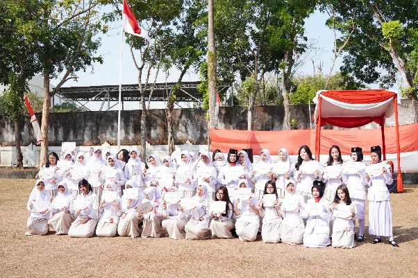 Suasana 17 Agustusan di SMP-SMA Semesta