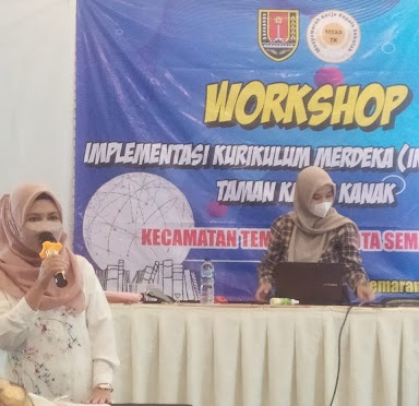 TK Semesta Mengikuti Kegiatan Workshop Implementasi Kurikulum Merdeka (IKM) Kec Tembalang